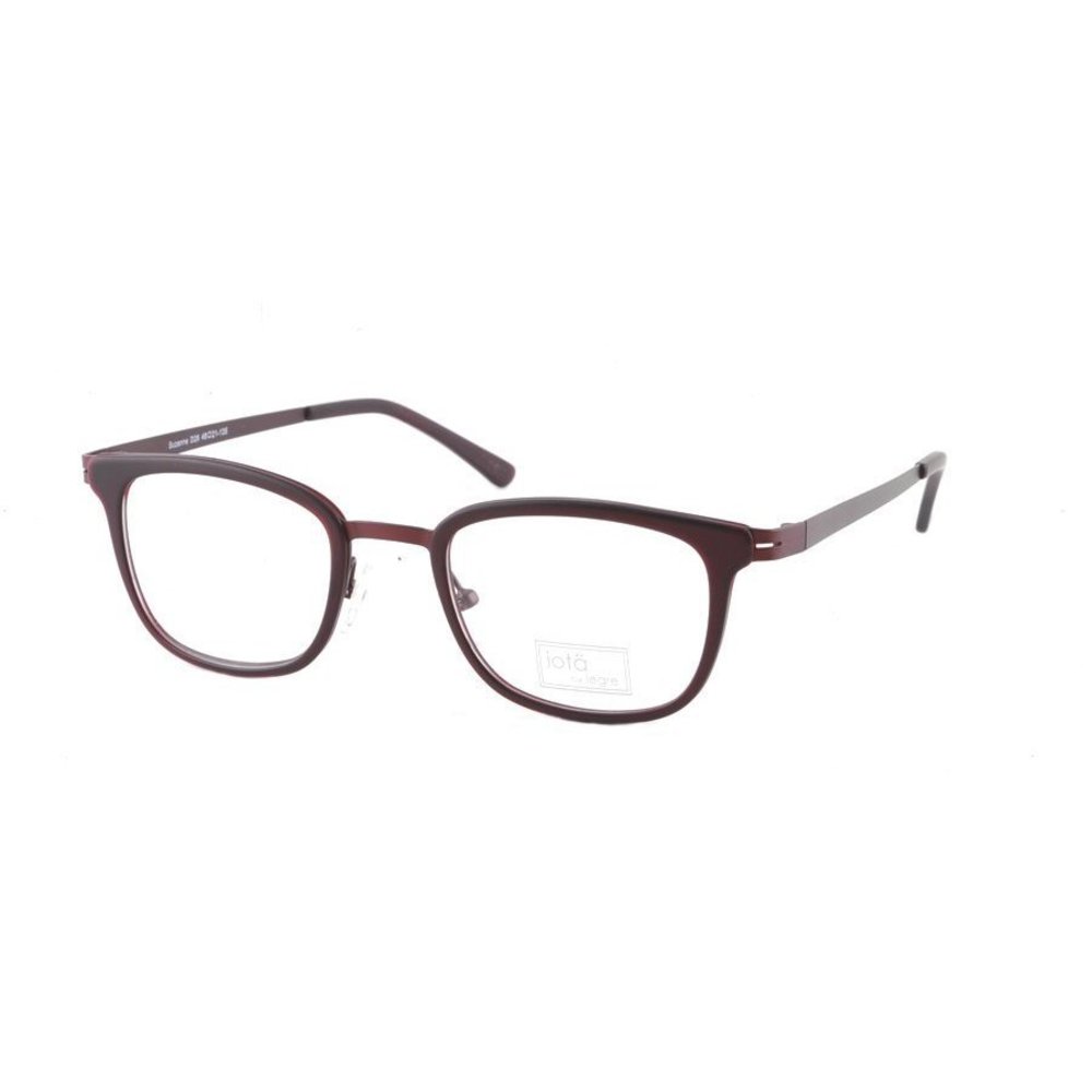 IOTA Suzanne Eyeglasses Burgundy  Burgundy Temple 48mm